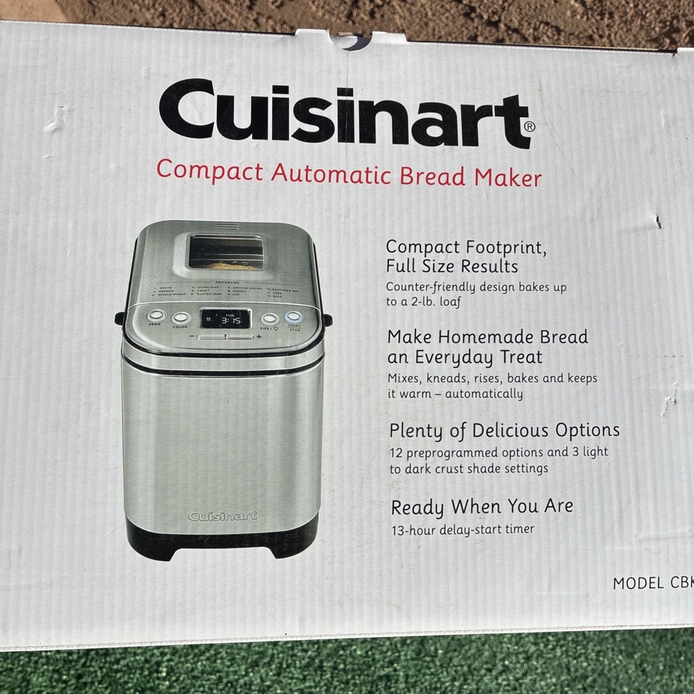 Cuisinart CBK-110 Bread Maker Silver-New - Picture 5 of 5